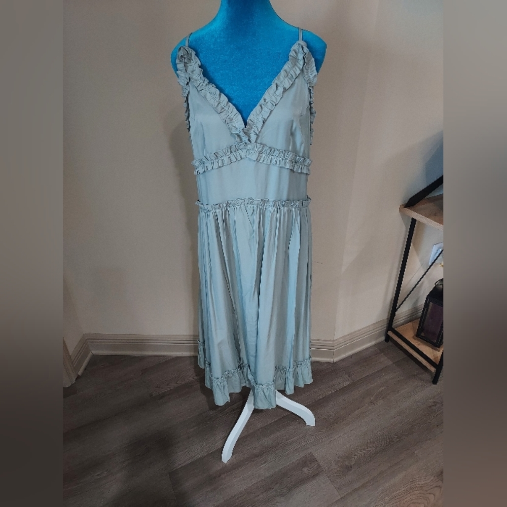 Shein Ruffle Midi Dress